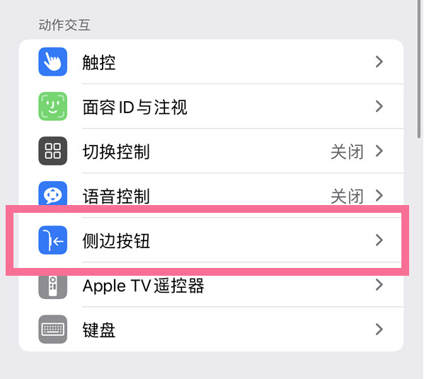 东乡苹果14维修店分享iPhone14 Plus侧键双击下载功能关闭方法 